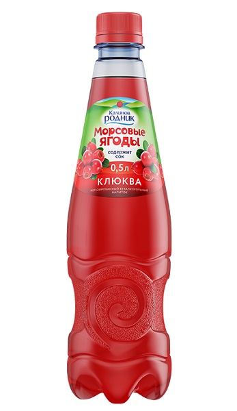 Морс 0,5л клюква КР